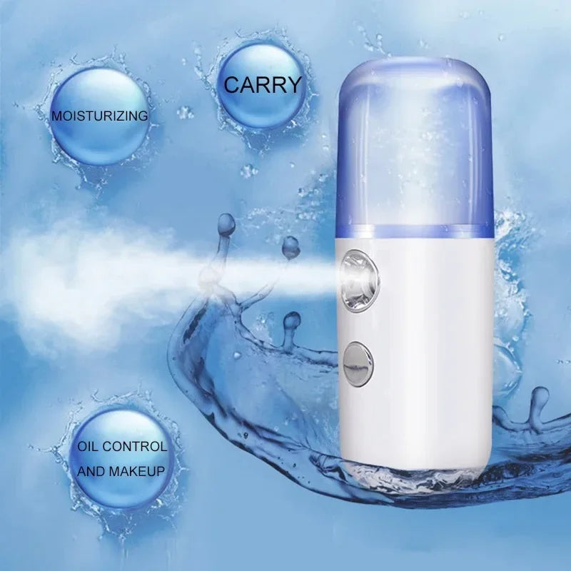Mini vaporizador facial portátil