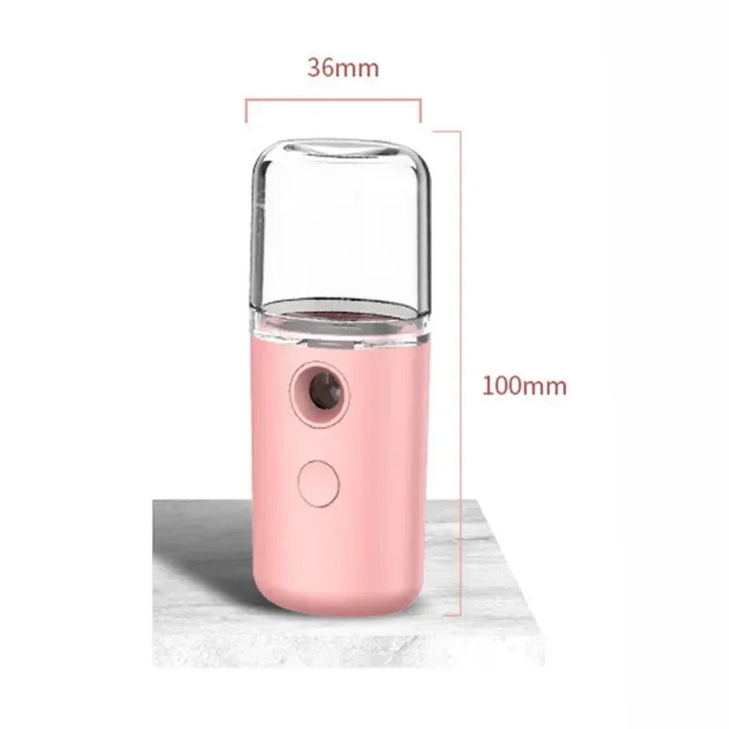 Mini vaporizador facial portátil