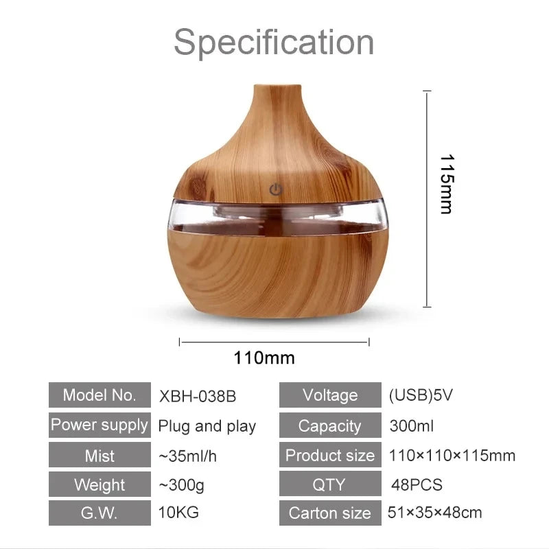 Humidificador Lujoso Led