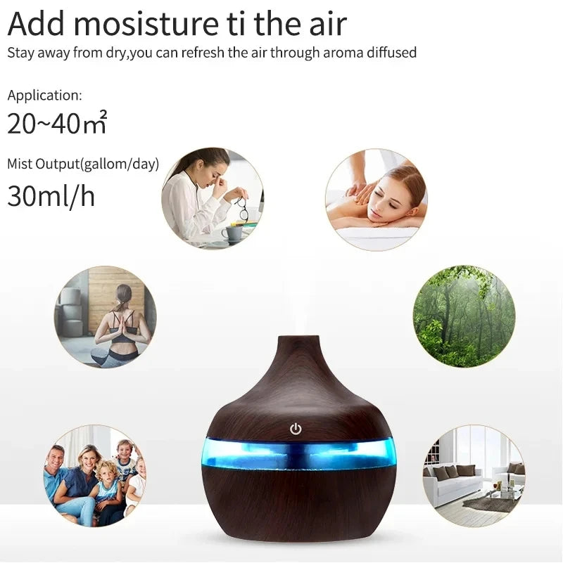 Humidificador Lujoso Led
